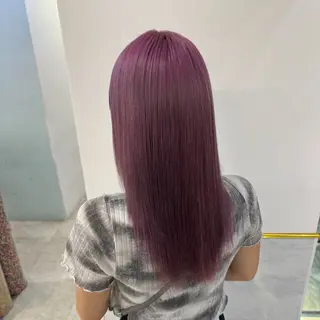 セミロング カラー 高発色/デザイン ☀️toku☀️のヘアスタイル