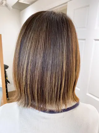 ミディアム ハイライト⭐️上野 高広のヘアスタイル