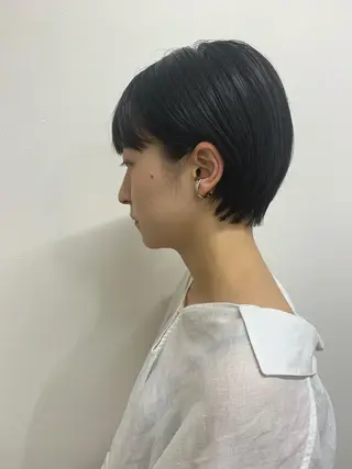 ショート 肌に馴染むカラー 梅田・増田のヘアスタイル