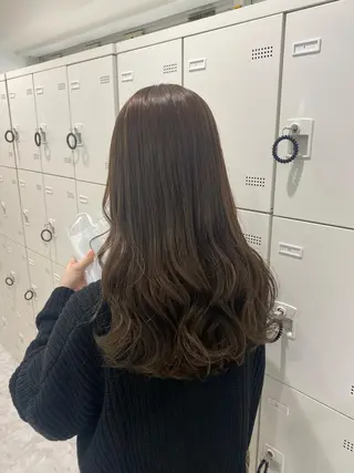 セミロング カラー ヘアアレンジ mai🍑暖色カラー /レイヤー💖のヘアスタイル
