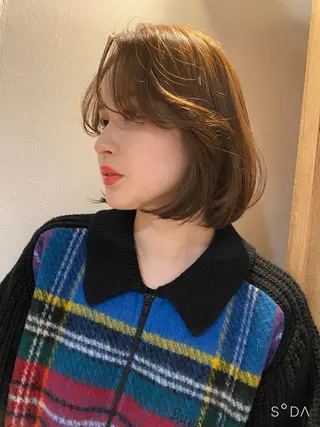 ショート カラー Pia ツボイ ケイタのヘアスタイル