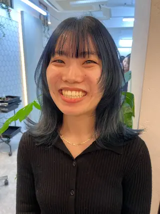 ミディアム カラー Ｖｉｏｔ  銀座 樋口 桃佳のヘアスタイル