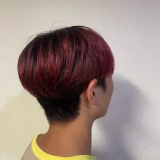 カラー メンズ ｼﾉｻﾞｷ ｷﾅのヘアスタイル