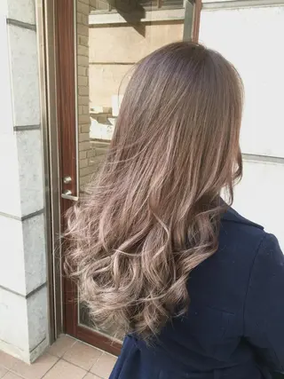 セミロング カラー ヘアアレンジ 👑指名率No.1 👑坂口飛翔のヘアスタイル
