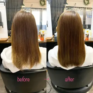 セミロング 縮毛矯正&髪質改善 MAILHAIRのヘアスタイル
