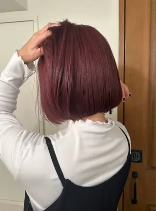 ショート カラー ハシヅメ キョウカのヘアスタイル