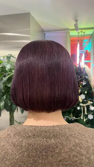 ショート mai🤍縮毛酸性ス トレート/アイリストのヘアスタイル