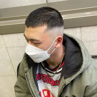 メンズ 渋谷/フェード/ 國分 翔のヘアスタイル