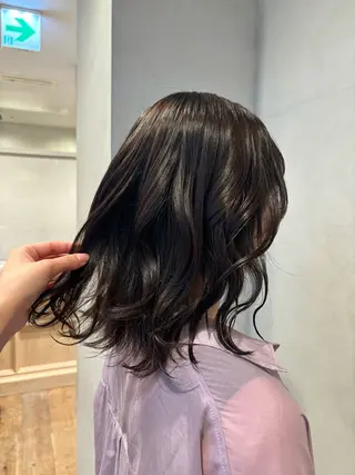 ミディアム カラー Aimi🎀 浦安/じゅわっと暖色のヘアスタイル