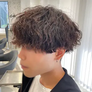 パーマ メンズ 🔹メンズ縮毛矯正 川島爽楽🔹のヘアスタイル