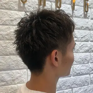 ショート メンズ 艶感🫧透明感カラー YUKARIのヘアスタイル