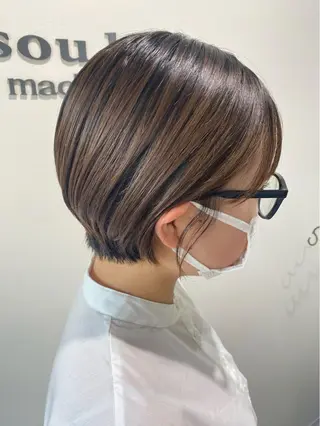 ショート 大島 瑞穂　ビズヘアーのマツエク・マツパデザイン