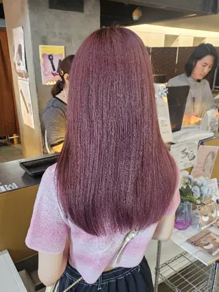 ロング カラー ️🫧髪質改善/縮毛 矯正/寺西紗友望🫧のヘアスタイル