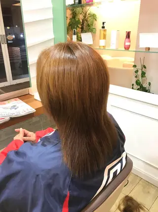 ミディアム 川村 綾のヘアスタイル