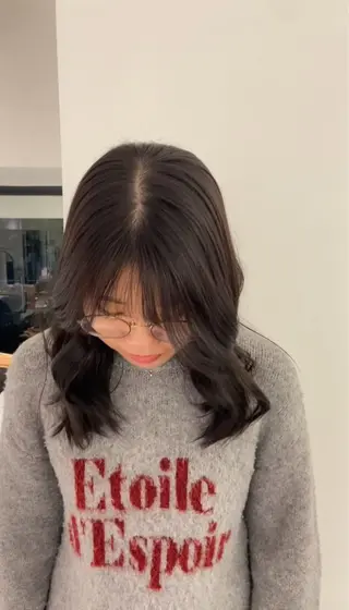 カラー UNBIRTHDAY いずみのヘアスタイル