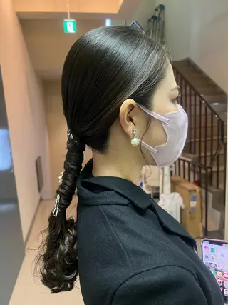 ロング ヘアアレンジ Topstylist YUKIのヘアスタイル