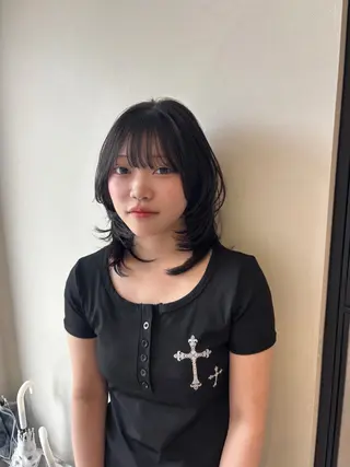 ミディアム うる艶カラー asukaのヘアスタイル