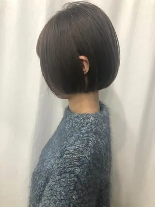 ショート カラー ボブ/ミニボブ/ 立河今日子のヘアスタイル