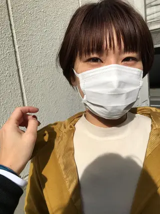 ショート さの あやねのヘアスタイル
