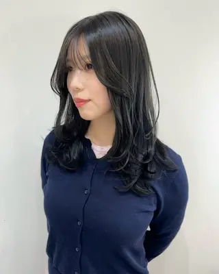 ミディアム カラー 似合わせhair /モガミユナ🎀のヘアスタイル