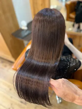 ロング ⚪️髪質改善 縮毛 店長 コウ⚪️のヘアスタイル