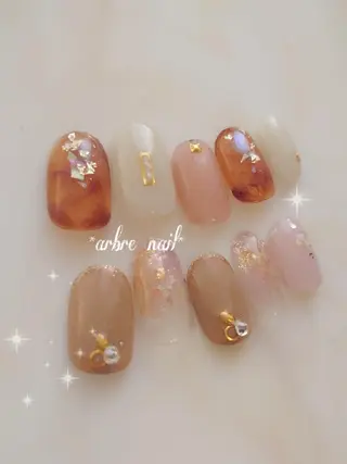 ネイル *arbre nail*.アーブルネイル所属・✯.。 arbre nail 。✯.のネイルデザイン