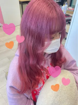 セミロング カラー ヘアアレンジ 新宿駅近♡個室 ♡関口三都季🌜のヘアスタイル