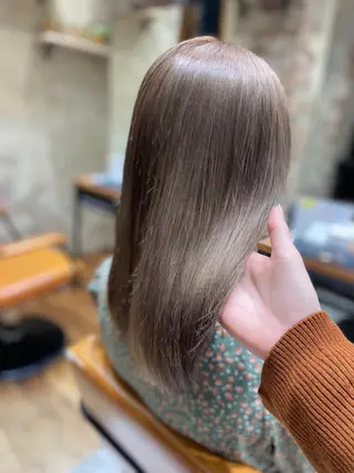 ミディアム カラー パーマ ヘアアレンジ 🌈小顔似合わせ SHIHO🌈のヘアスタイル