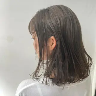 ミディアム ヘアアレンジ パーマ カラー かわい ゆうな 髪質改善/縮毛矯正のヘアスタイル