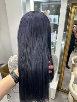 ロング カラー ヘアアレンジ 久米 治仁のヘアスタイル