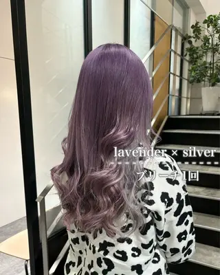 ロング カラー 💗ガーリーヘア🎀 saki💗のヘアスタイル