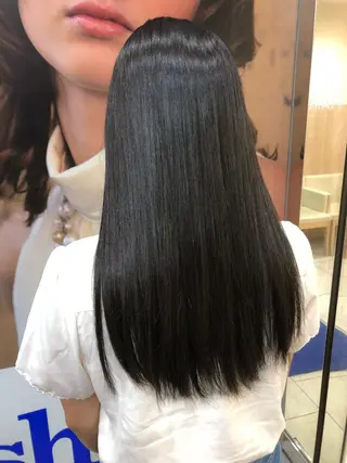 ロング パーマ 丸みショートボブ/ タッセルボブ 吉野のヘアスタイル