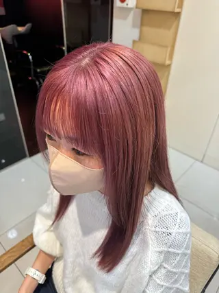 ロング カラー こばりん🌟/ボブ /イヤリングカラーのヘアスタイル