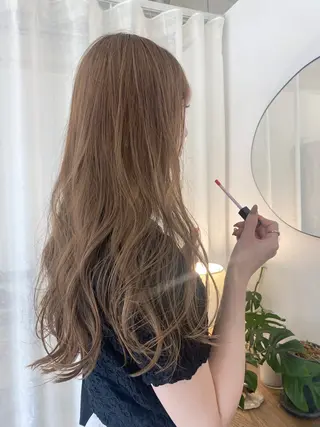 ロング 透明感カラー／メンズ 特化kazumaのヘアスタイル