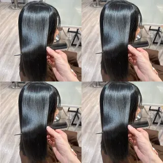 ミディアム センター南　髪質改善 大引　優のヘアスタイル