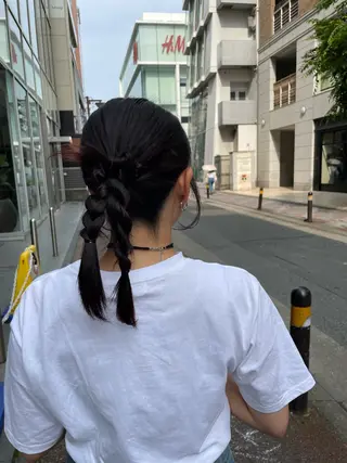 セミロング 堀 綾花のヘアスタイル