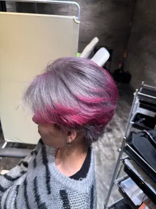 カラー メンズ モデル様募集中！ 上名 快音のヘアスタイル