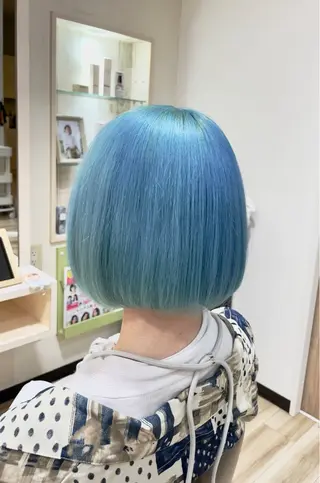 ショート カラー 🌈派手髪ハイトーン 🌈鈴木亮太🌈のヘアスタイル