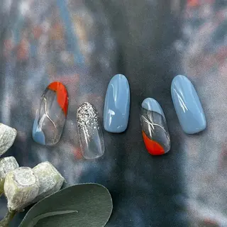 ネイル ⭐︎休業中の練習⭐︎ JNA認定講師髙橋のネイルデザイン