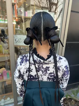 ヘアアレンジ Miwa🦋渋谷/ 透明感カラー/セットのヘアスタイル