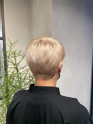 ショート カラー メンズ 🔷ダブルカラーハイ トーン🔷櫻井走のヘアスタイル