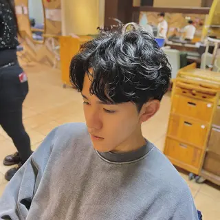 ショート パーマ メンズ すげさやか ✨メンズカットパーマのヘアスタイル