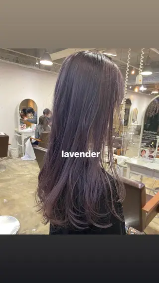 ロング カラー Pia ツボイ ケイタのヘアスタイル