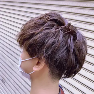 ショート ヘアアレンジ メンズ 【メンズモデル募集】 Bassa所沢のヘアスタイル