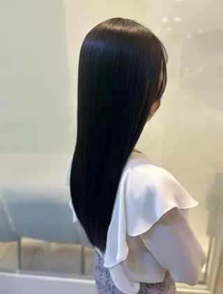 ロング パーマ 縮毛矯正/髪質改善/ 艶髪ササキナツミのヘアスタイル