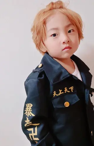 ショート カラー メンズ キッズ 徳永 博志のヘアスタイル