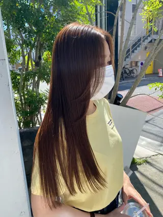 セミロング Ikeda Uのヘアスタイル