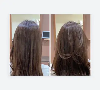 セミロング カラー 個室サロンAPiLA 🔶後藤ゆきのヘアスタイル