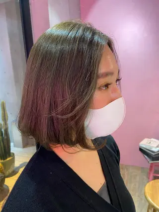 カラー 艶感透明感カラー🤍 hinaのヘアスタイル