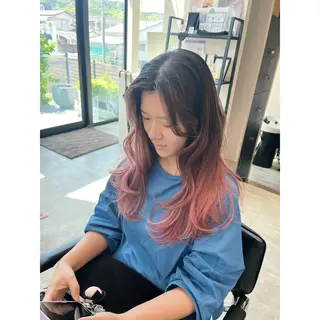 ロング 垢抜け/イメチェン color🦩ちあきのヘアスタイル